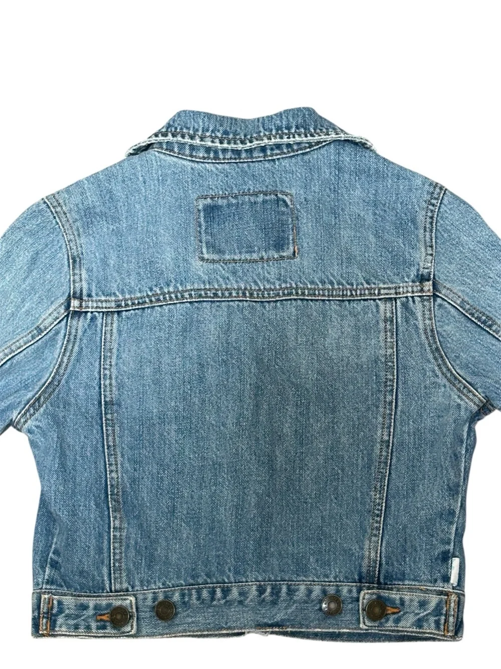 Vintage Y2K Cropped Hollister Denim Jacket Size Small